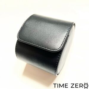 New Black Leather Protective Watch Roll